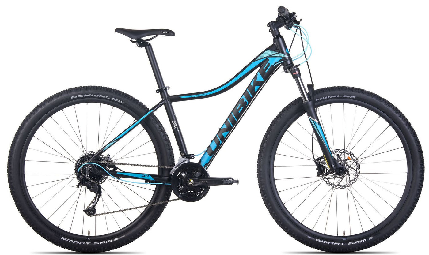 Dviratis UNIBIKE Fusion Lady 29 2022 black-turquoise-17"