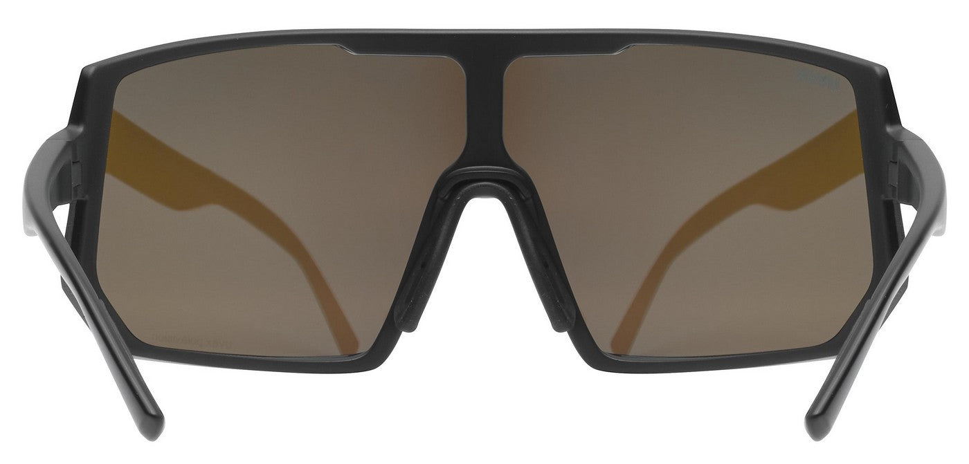 Dviratininko akiniai Uvex sportstyle 235 P black matt / mirror blue