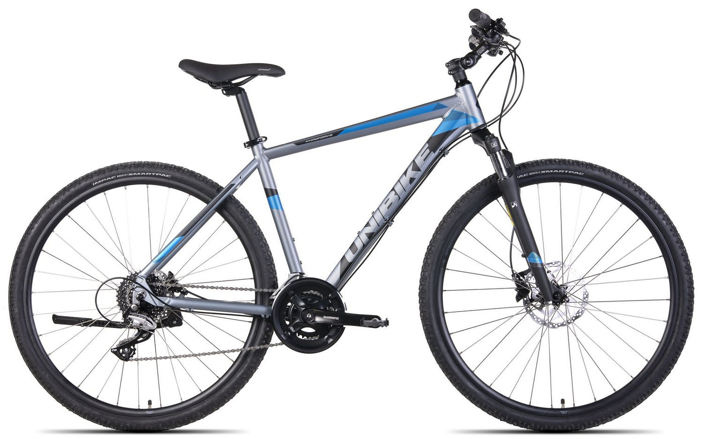 Dviratis UNIBIKE Flash GTS 2022 graphite-blue-19"