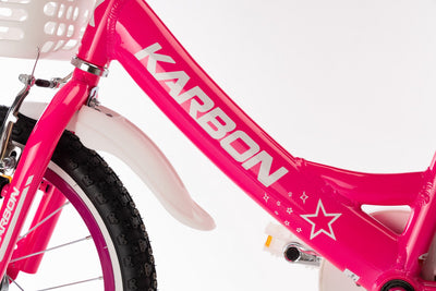 Dviratis Karbon Star ALU 16 pink