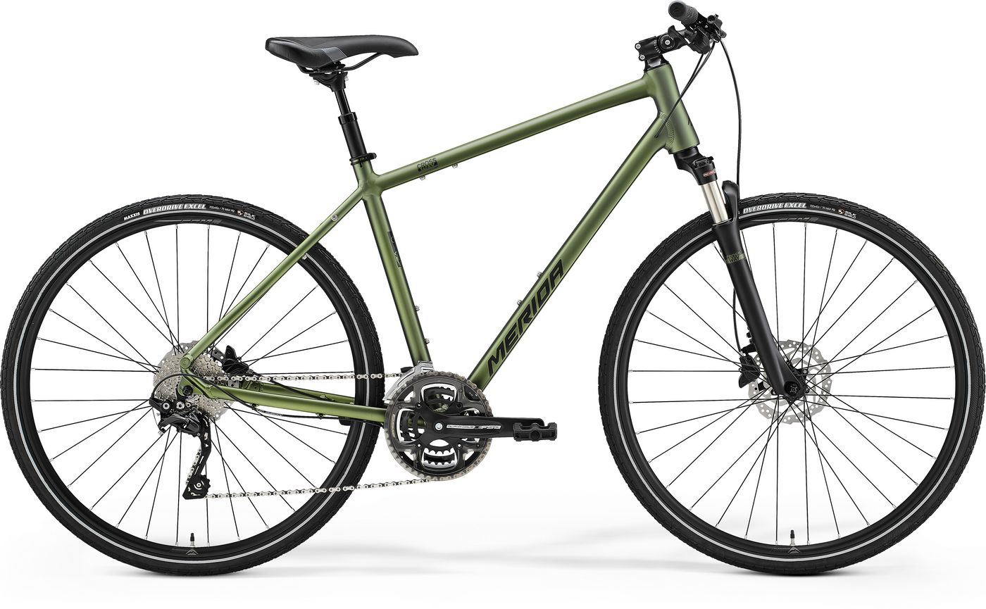 Dviratis Merida CROSSWAY 300 matt fog green