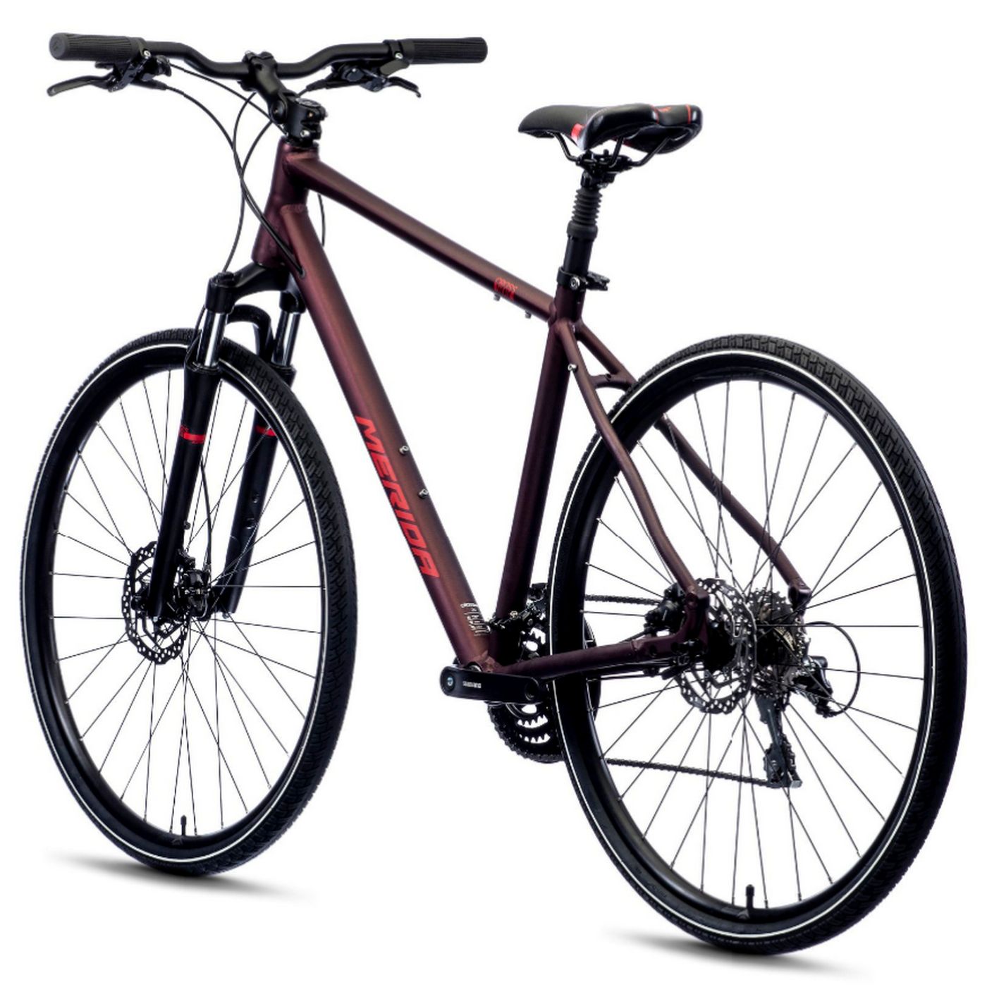 Dviratis Merida CROSSWAY 20 matt burgundy red