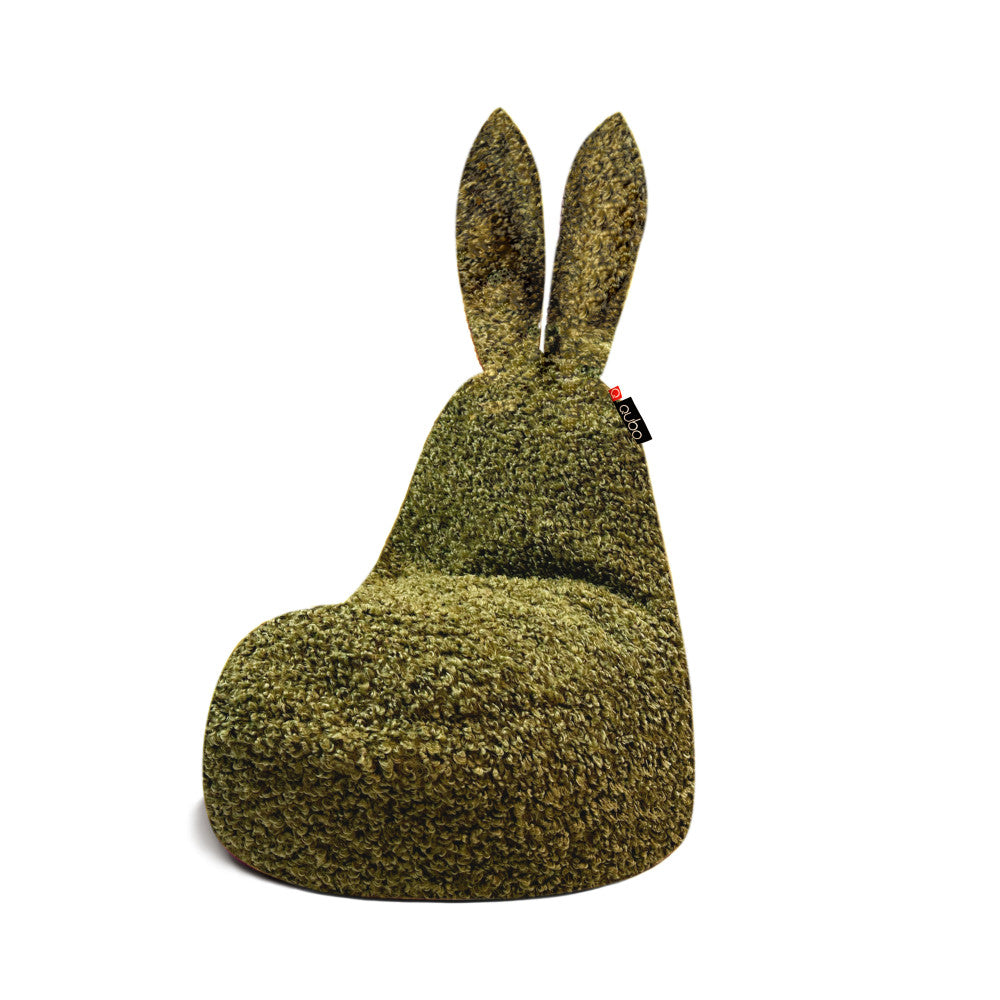 Qubo™ Mommy Rabbit Cactus FLUFFY FIT sėdmaišis