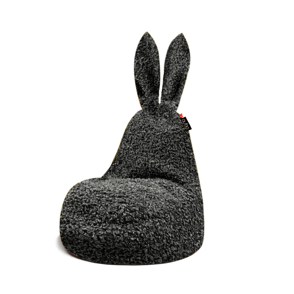 Qubo™ Mommy Rabbit Twig FLUFFY FIT sėdmaišis