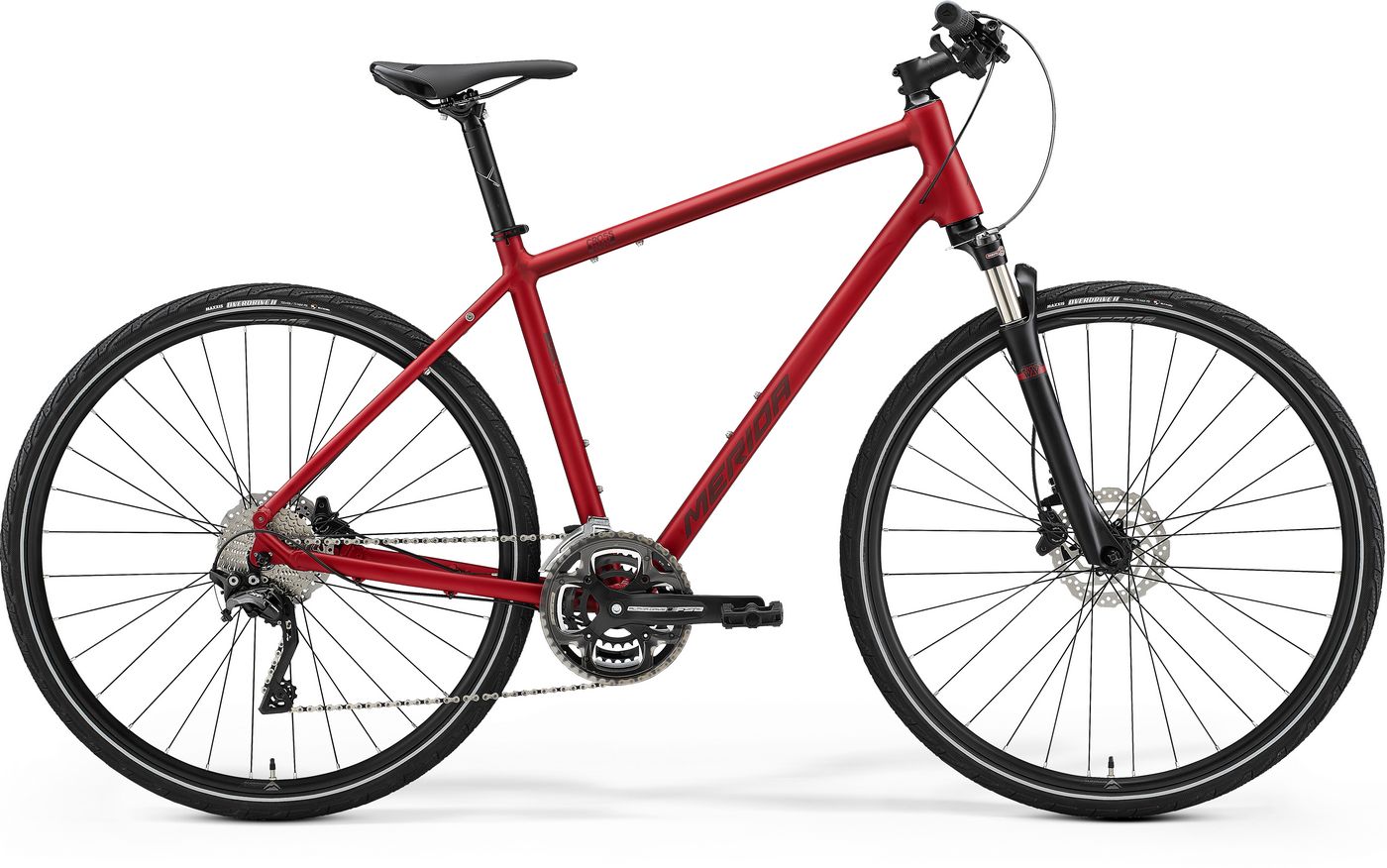 Dviratis Merida CROSSWAY 500 matt burgundy red