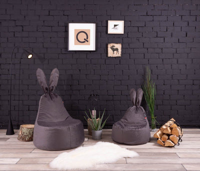 Qubo™ Baby Rabbit Blackberry POP FIT sėdmaišis