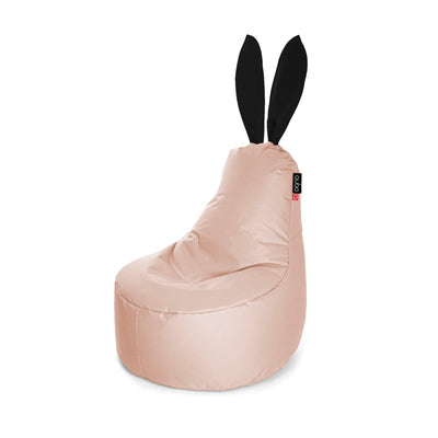 Qubo™ Mommy Rabbit Black Ears Latte POP FIT sėdmaišis