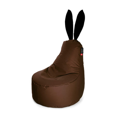 Qubo™ Mommy Rabbit Black Ears Chocolate POP FIT sėdmaišis