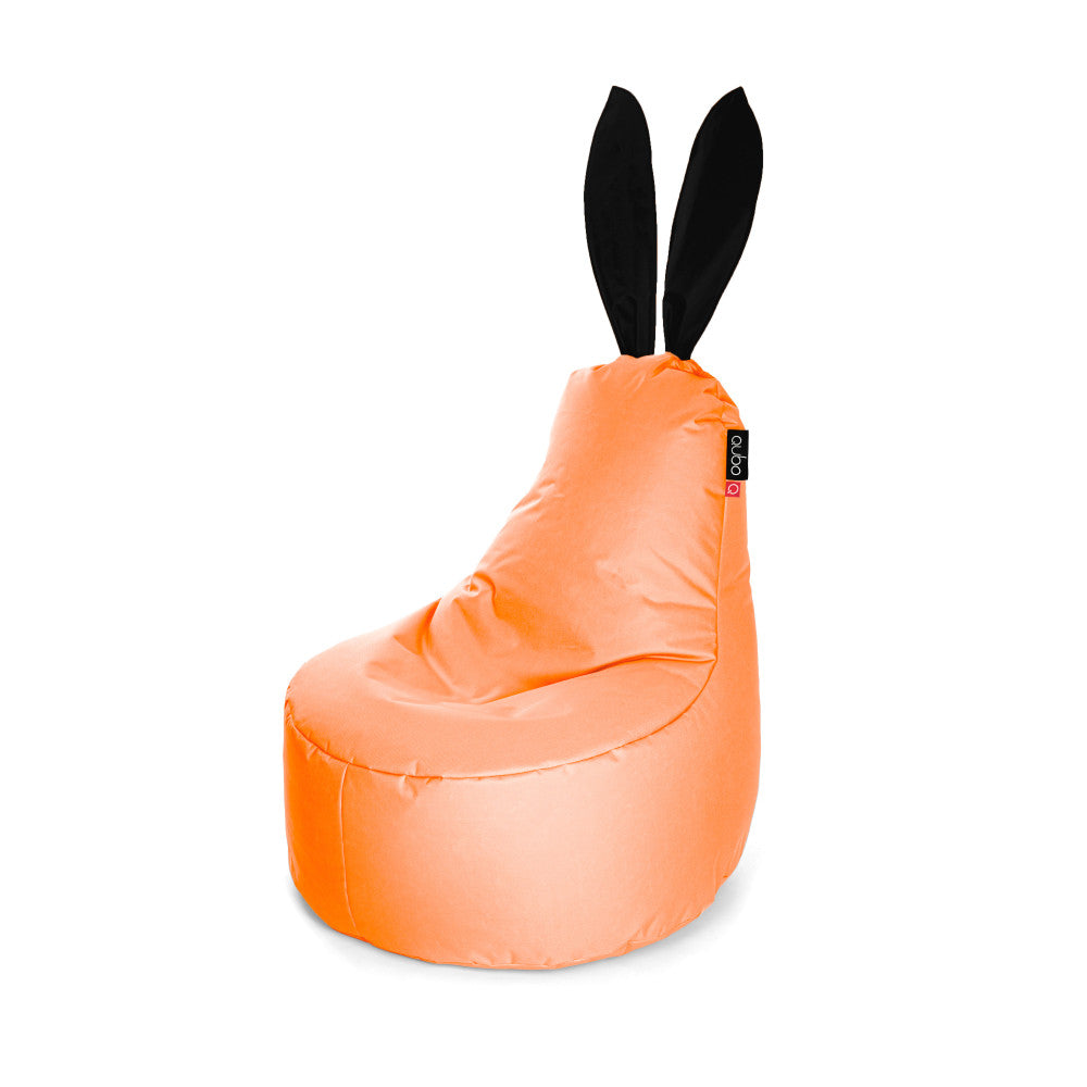 Qubo™ Mommy Rabbit Black Ears Mango POP FIT sėdmaišis