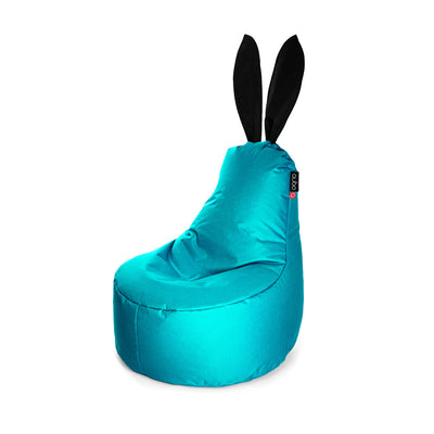 Qubo™ Mommy Rabbit Black Ears Aqua POP FIT sėdmaišis