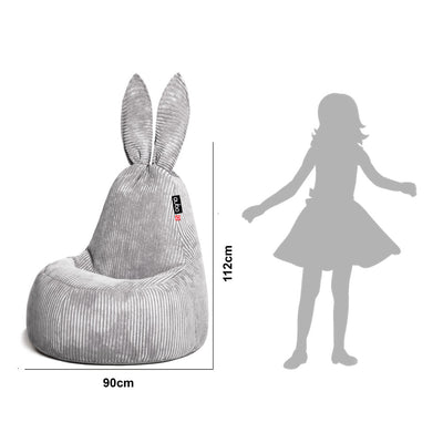 Qubo™ Daddy Rabbit Roche VELVET FIT sėdmaišis