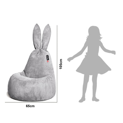 Qubo™ Mommy Rabbit Black Ears Blueberry POP FIT sėdmaišis