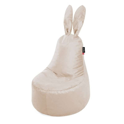 Qubo™ Mommy Rabbit Praline VELVET FIT sėdmaišis